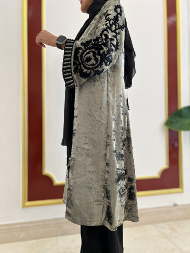 مانتو مروارید دوزی مجلسی